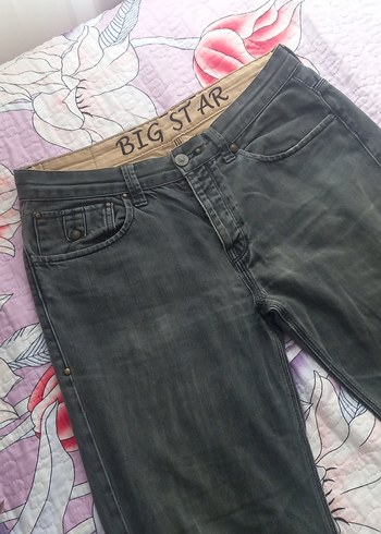 Diğer Gri BIG STAR Düğmeli Erkek Denim Pantolon
