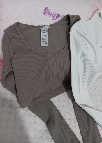 Addax Viral Crop Bluz - Görsel 2