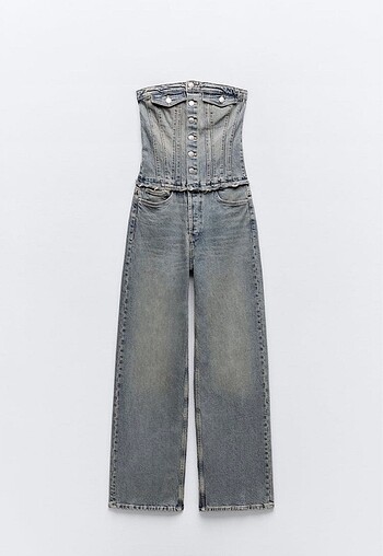 Zara denim tulum