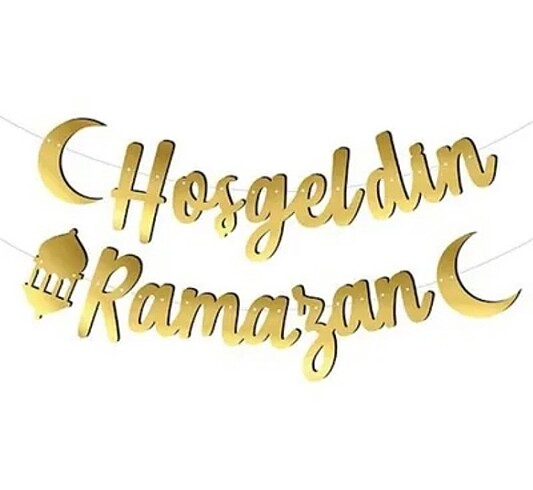 Hoşgeldin ramazan kaligrafik banner