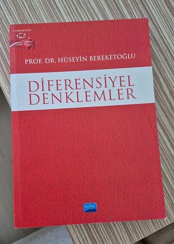 Diferensiyel Denklemler - Prof. Dr. Hüseyin Bereketoğlu