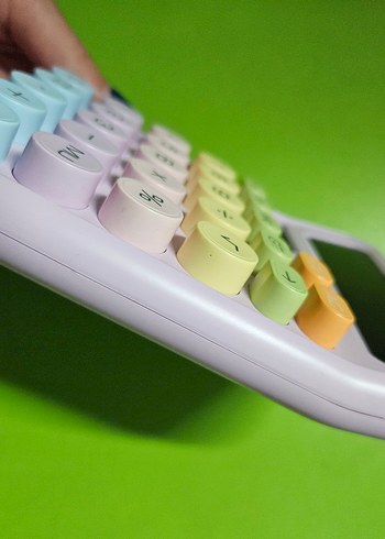 Beden Vezza Pastel Renkli Hesap Makinesi