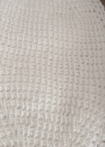 Beyaz Örgü Banyo lifi - Görsel 3