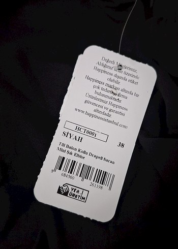 38 Beden siyah Renk Siyah Straplez Mini Drapeli Elbise