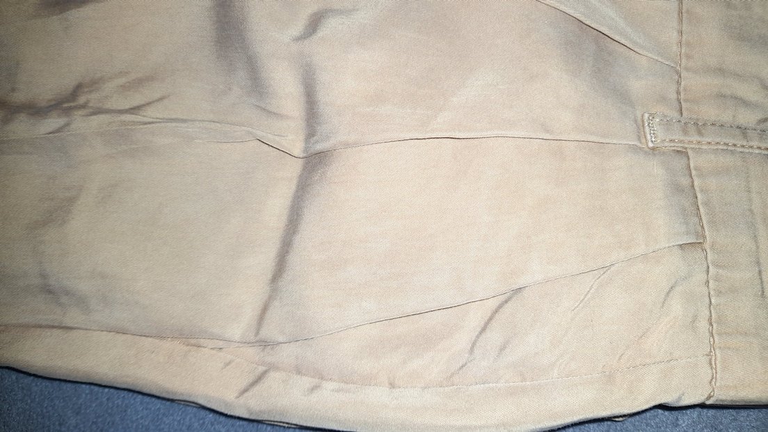 Bej Düz Renk Yumuşak kumaş pantolon - Görsel 2