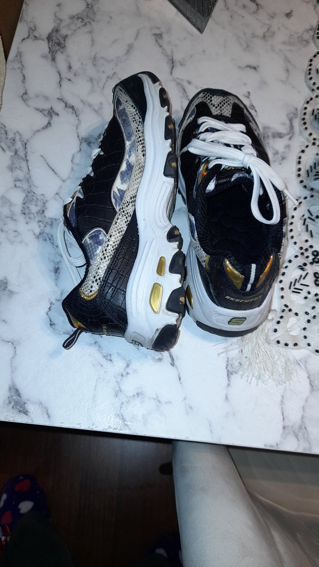 Yılan Desenli Kadın Spor Ayakkabı - Görsel 3