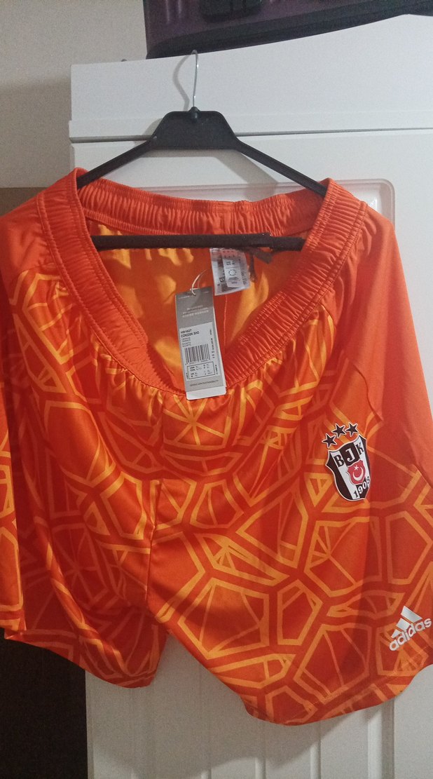 Turuncu Desenli Gevşek Kesim Erkek Şort - Görsel 5