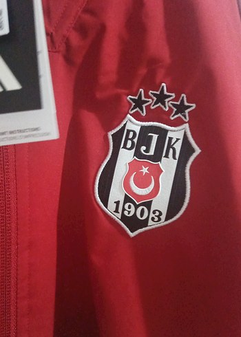 Kırmızı Erkek Spor Tarzı Yağmurluk - Görsel 7