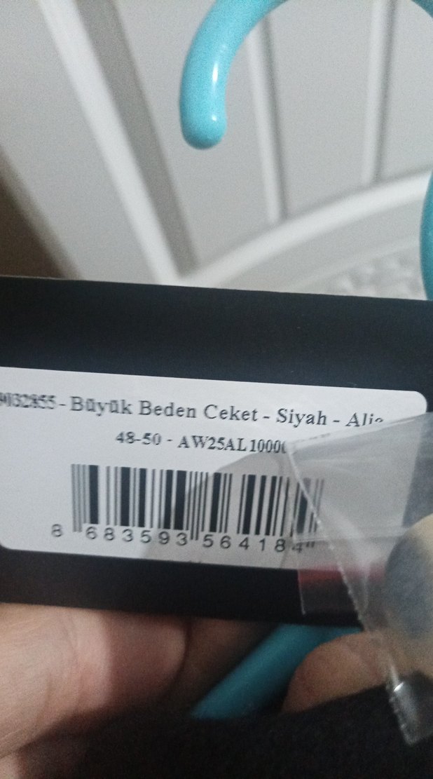 Düğmeli Siyah Midi Kadın Ceket - Görsel 4