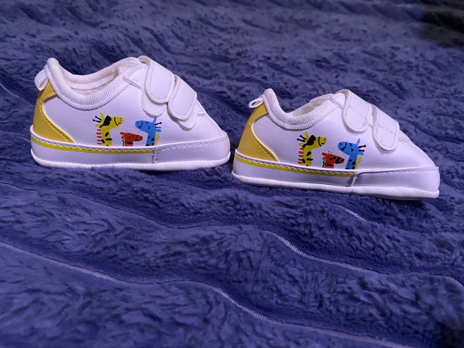 Beyaz Erkek Bebek İlk Adım Ayakkabısı - Görsel 2