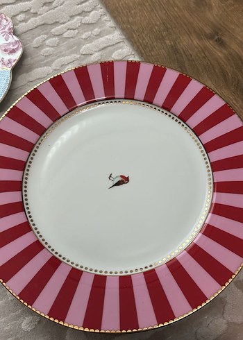 Paşabahçe Sarı ve Pembe Çiçek Desenli Porselen Kupa