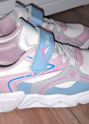 Kız Çocuk Cırtlı Spor ayakkabısı - Görsel 2