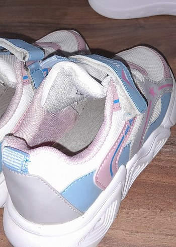 Kız Çocuk Cırtlı Spor ayakkabısı - Görsel 8