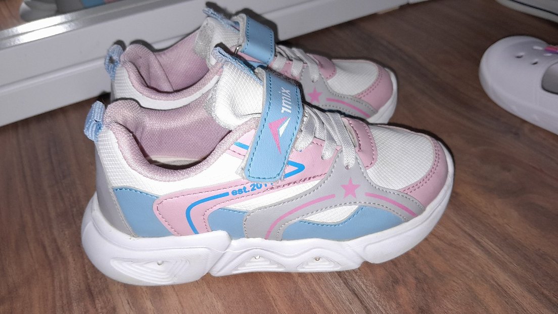 Kız Çocuk Cırtlı Spor ayakkabısı - Görsel 2