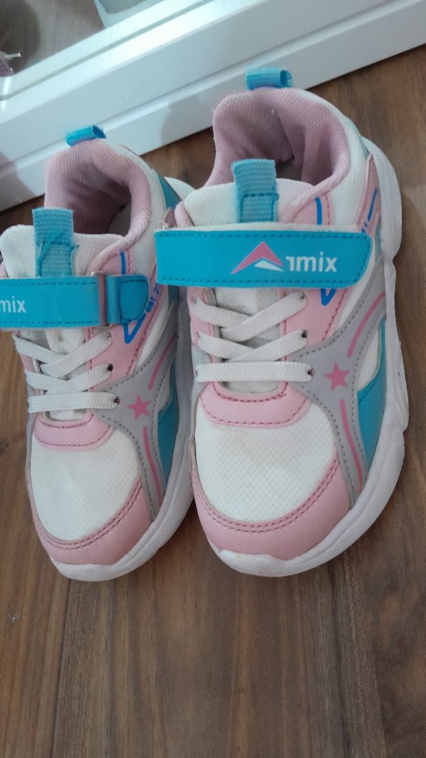 Kız Çocuk Cırtlı Spor ayakkabısı - Görsel 5