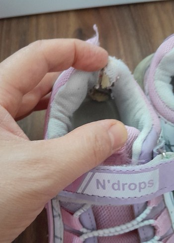 Kız Çocuk Pembe Cırtlı Spor Ayakkabı - Görsel 7