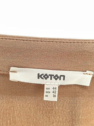 44 Beden kahverengi Renk Koton Kısa Tulum %70 İndirimli.