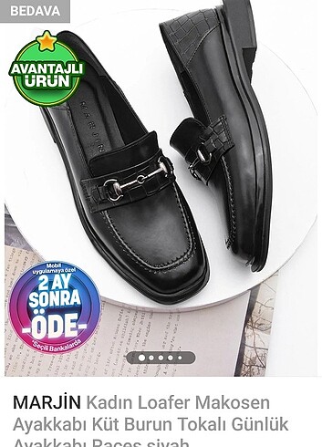 Marjin kadın loafer makosen