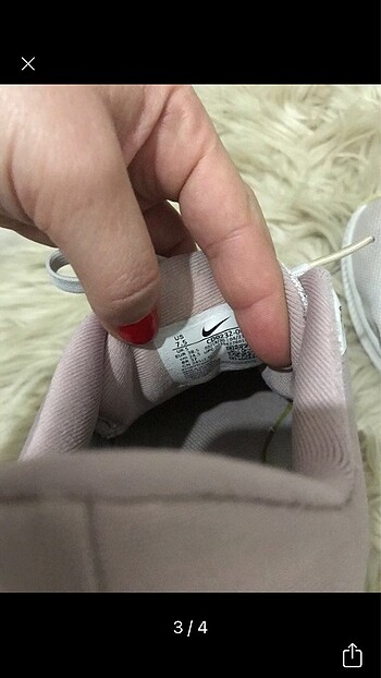 38,5 Beden Nike spor ayakkabı