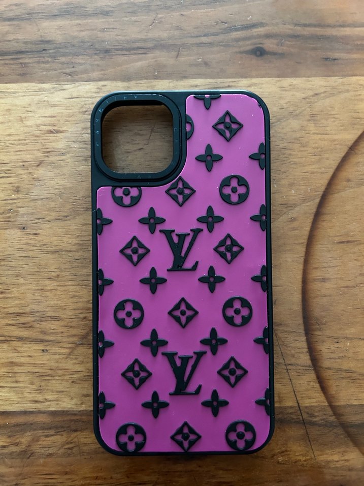 Pastel Pembe Vintage Parlak Telefon Kılıfı - Görsel 2