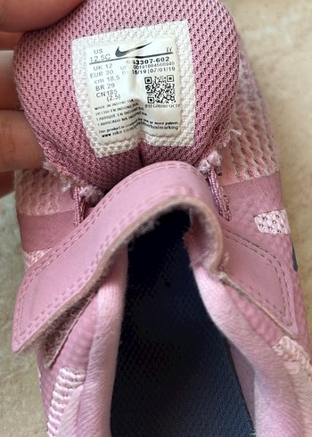 Kız Çocuk Pembe Cırt Cırtlı Sneakers - Görsel 3