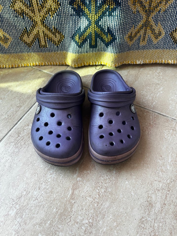 Mor kız Çocuk Crocs Terlik - Görsel 2