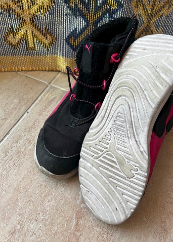 Renkli Bağcıklı ve Cırt Cırtlı Kız Botu - Görsel 3