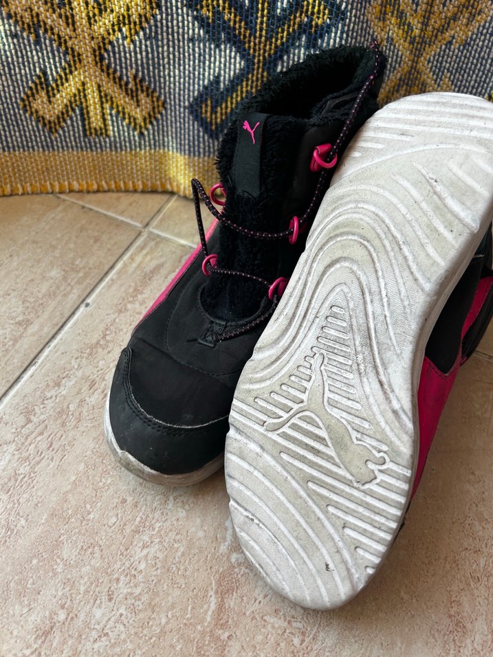 Renkli Bağcıklı ve Cırt Cırtlı Kız Botu - Görsel 3