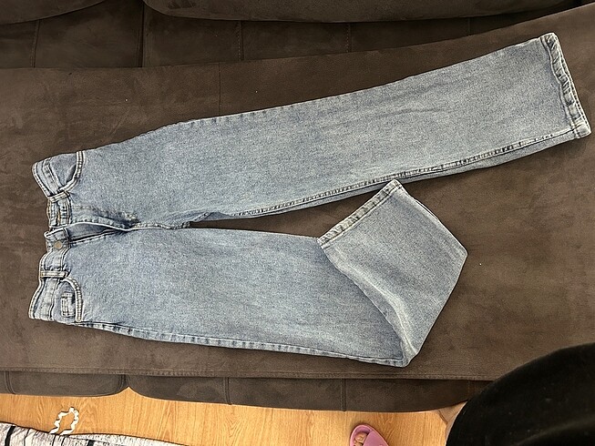 Kot jeans yüksek bel pantolon