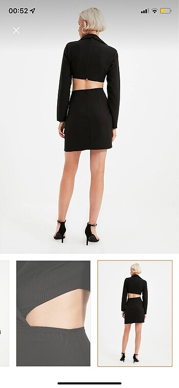 l Beden Trendyol blazer elbise