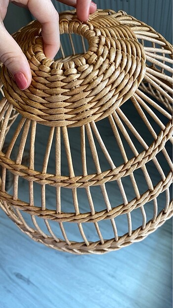 Beden Hasır , Rattan görünümlü Avize , Abajur