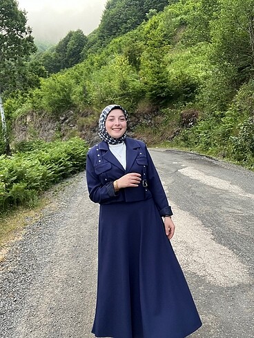 Tesettur takım eteklı takım yazlık tesettur gomlek tunık