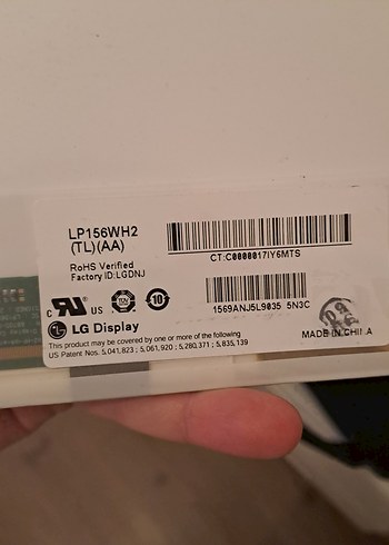 LP156WH2 LG lapto monitörü - Görsel 4