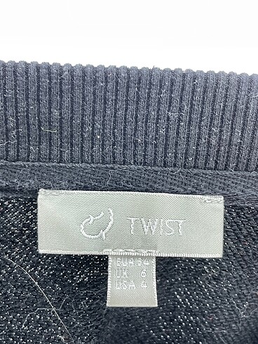 34 Beden siyah Renk Twist Sweatshirt %70 İndirimli.