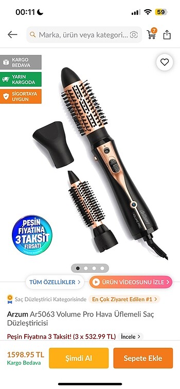ARZUM SAÇ ŞEKİLLENDİRİCİ