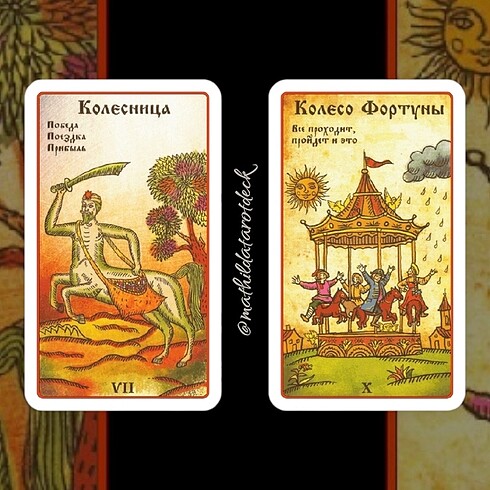 Russian Lubok Tarot - Görsel 3