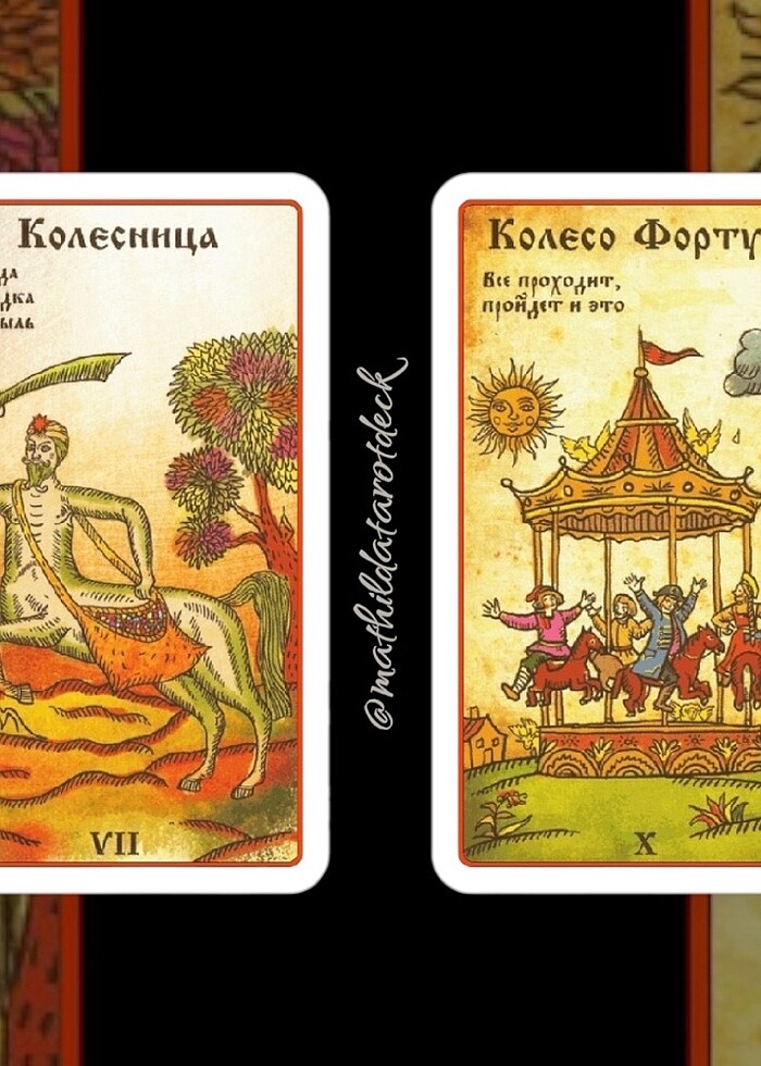 Russian Lubok Tarot - Görsel 3