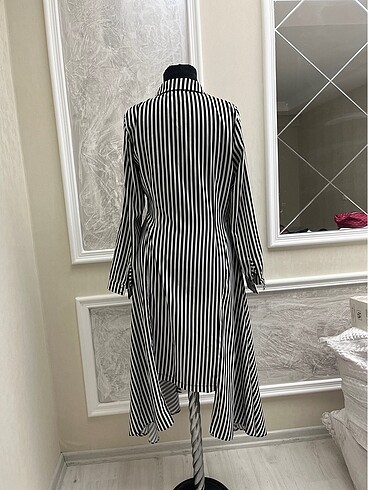 40 Beden siyah Renk Asimetrik tunik