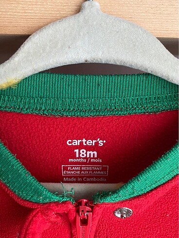 Carter's Carters yılbaşı temalı polar tulum 18 ay