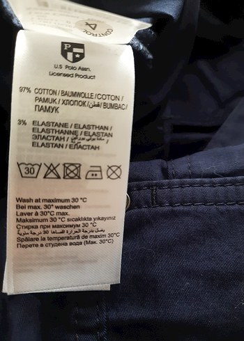 33 Beden lacivert Renk Erkek U.S.Pantolon