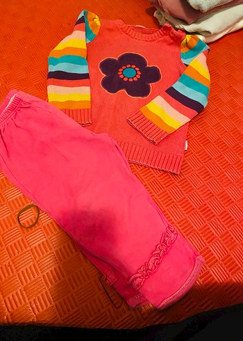 12-18 ay kız çocuk alt üst takım - Görsel 10