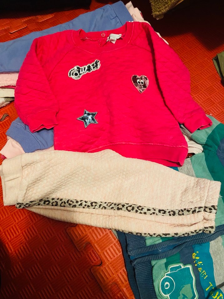 12-18 ay kız çocuk alt üst takım - Görsel 4