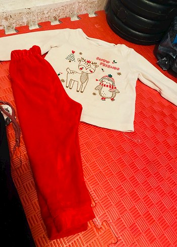 Uzun Kollu alt üst Kız Bebek Takımı - Görsel 6