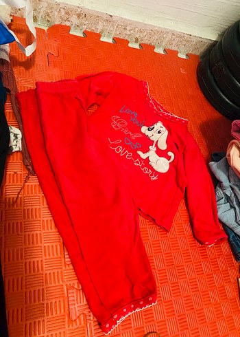 Uzun Kollu alt üst Kız Bebek Takımı - Görsel 7