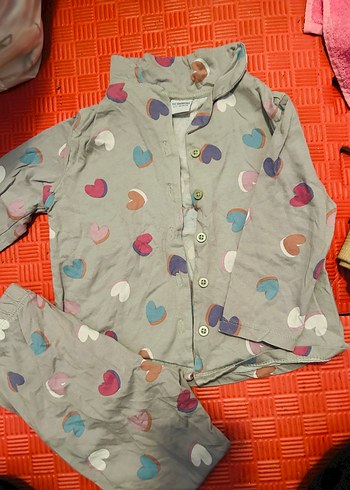 Kız Çocuk Pembe Baskılı Fermuarlı Eşofman Takımı - Görsel 6