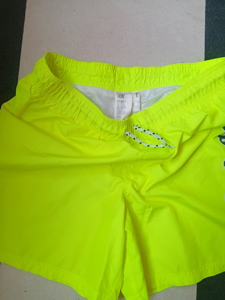 neon Erkek deniz şortu   13 14 yaş h&m orijinal şort - Görsel 2