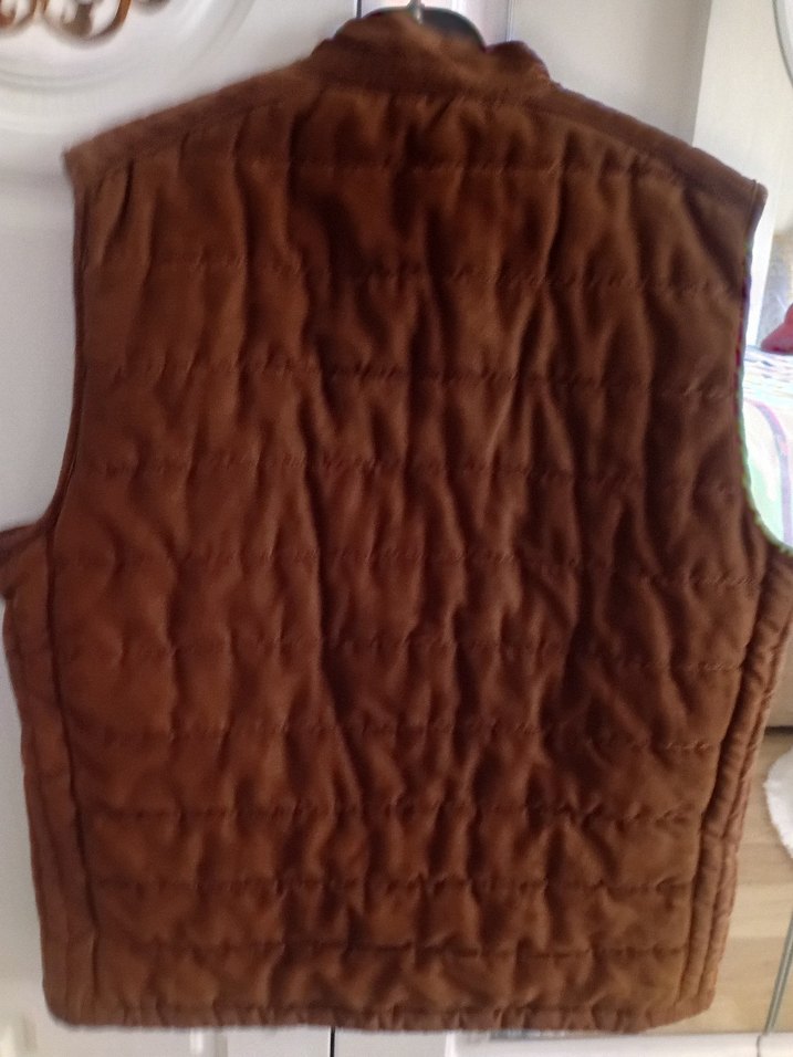 Zara Man Kahverengi Süet Fermuarlı Yelek - Görsel 5