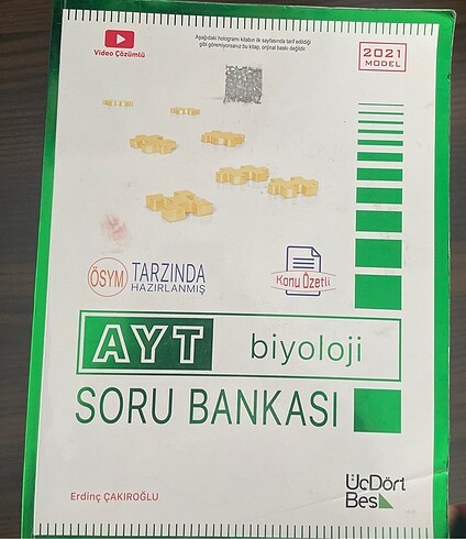 Ayt Biyoloji üçdörtbeş soru bankası