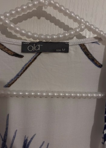 Bohem V Yaka Midi Kimono - Görsel 3