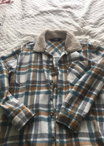 LC Waikiki Erkek Bej Ekose Gömlek - Görsel 2